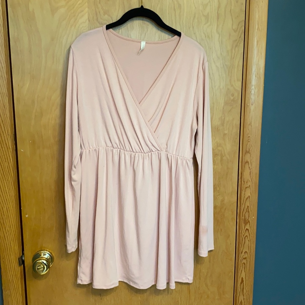 Longsleeve pink maternity top